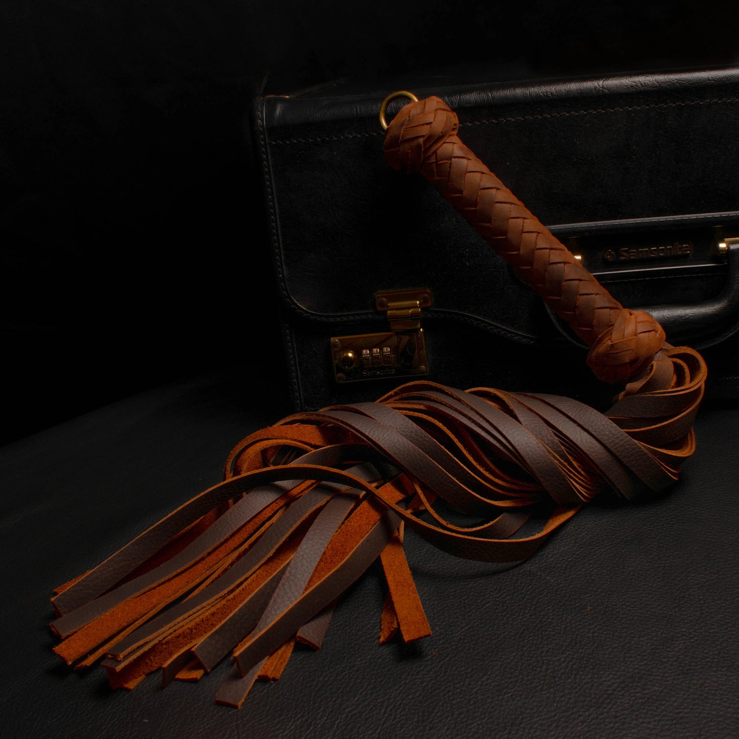 Classic Brown Leather Flogger