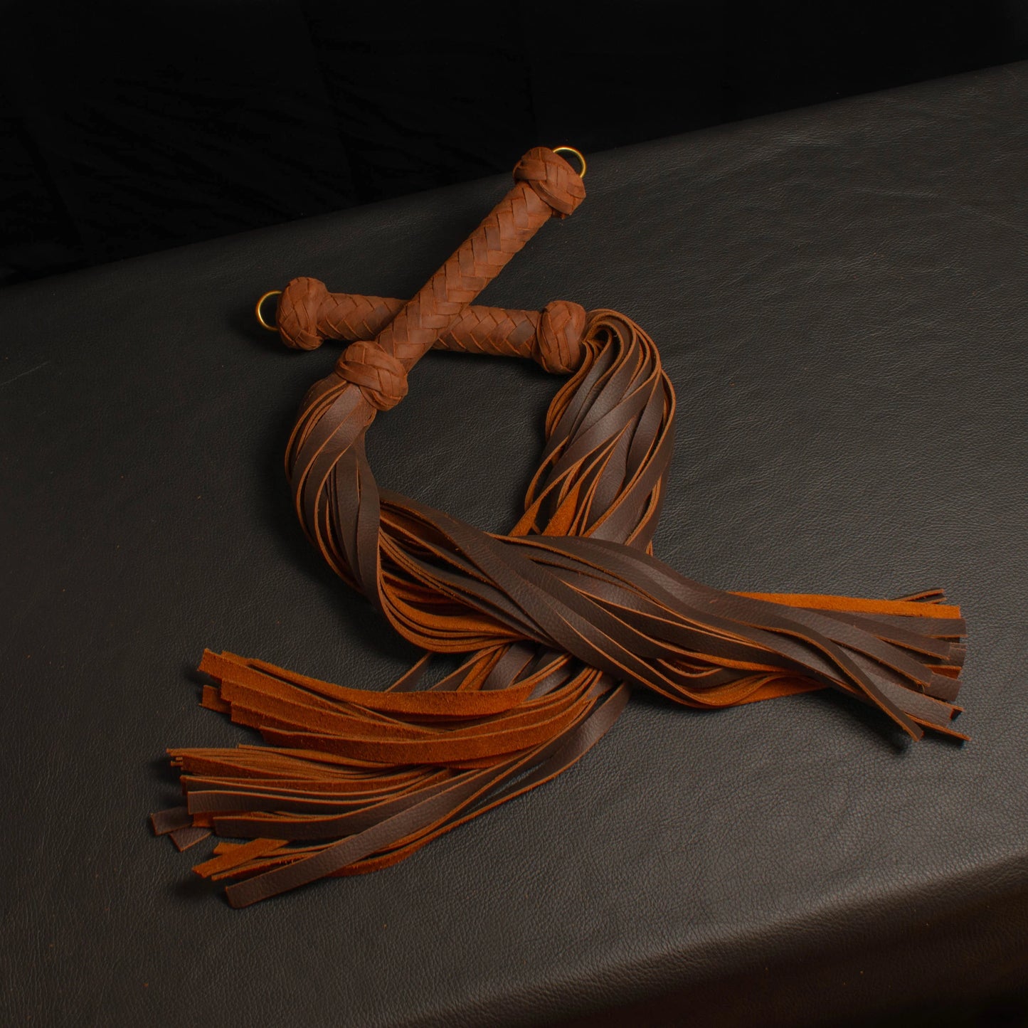 Classic Brown Leather Flogger