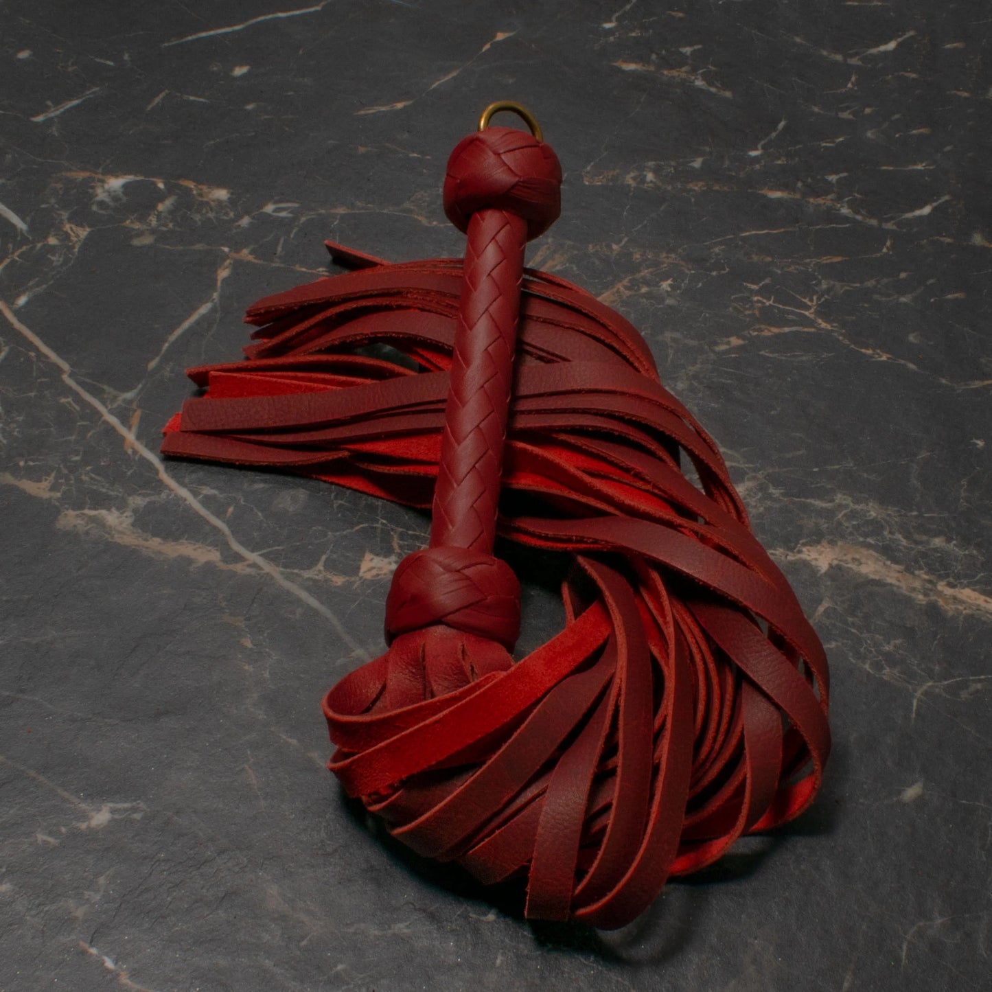 Classic Red Leather Flogger