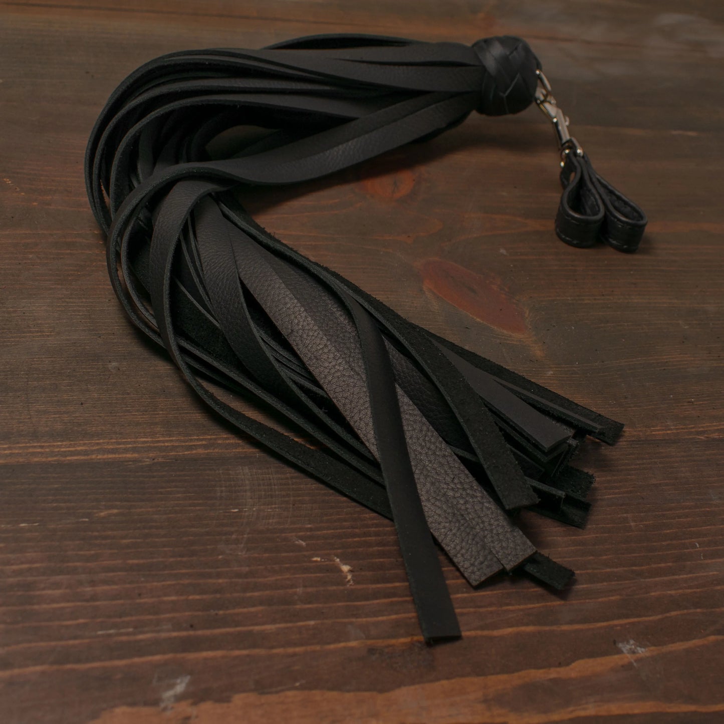 Black Leather Finger Floggers