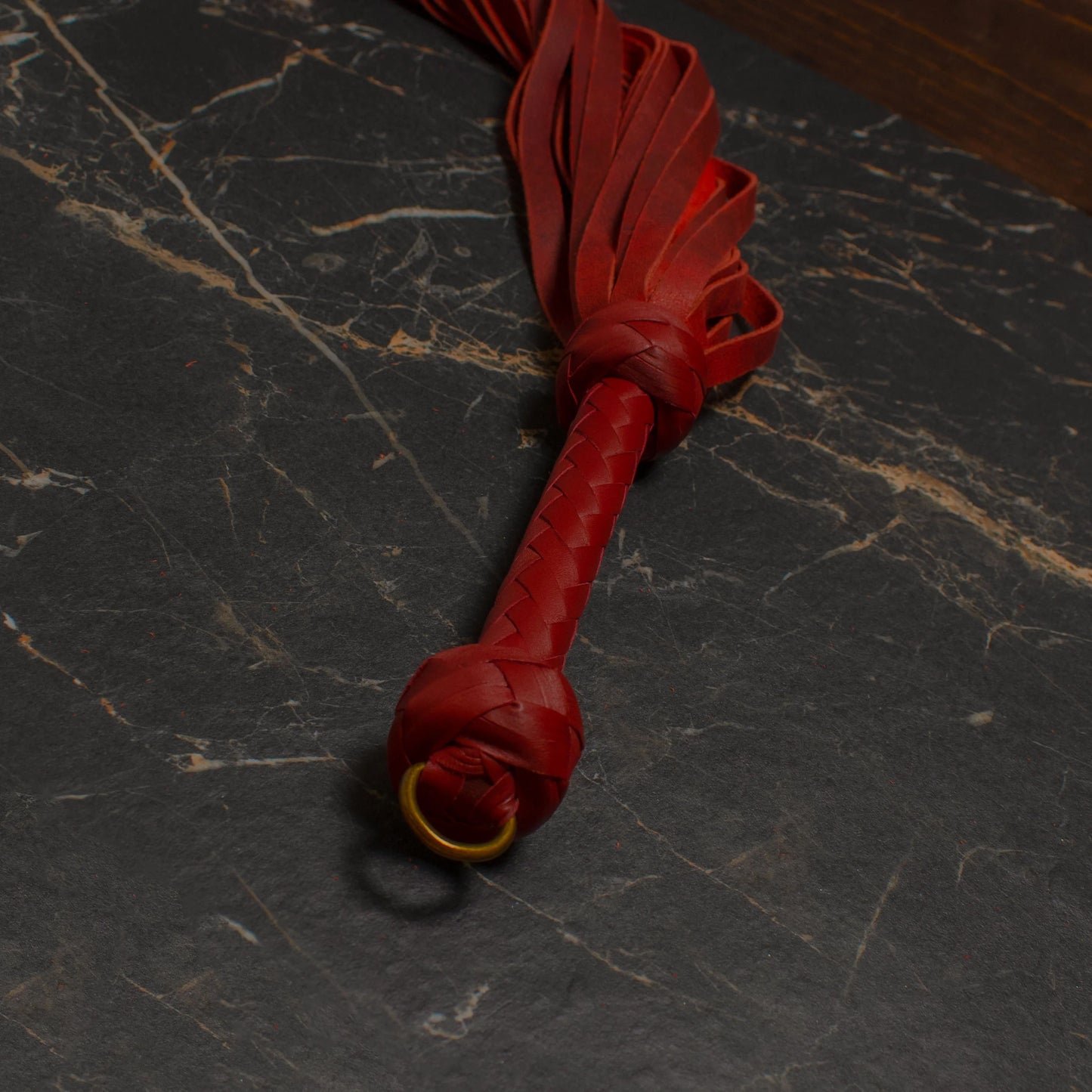 Classic Red Leather Flogger