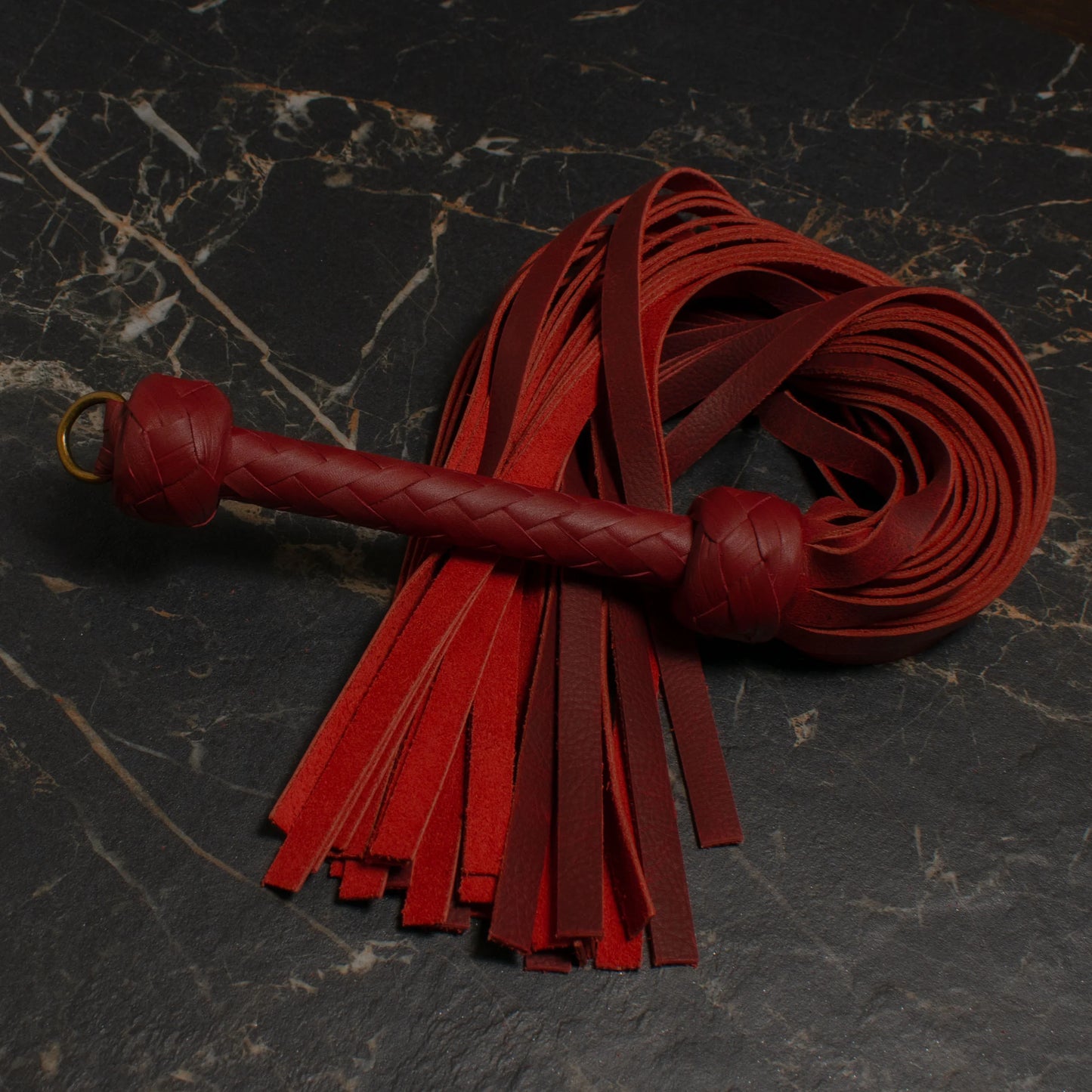 Classic Red Leather Flogger